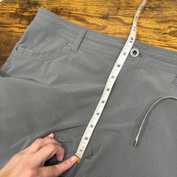 Kuhl Size 16 Short Convertible Hiking Pants Gray Outdoors Gorpcore Roll Up Leg - Picture 8 of 16